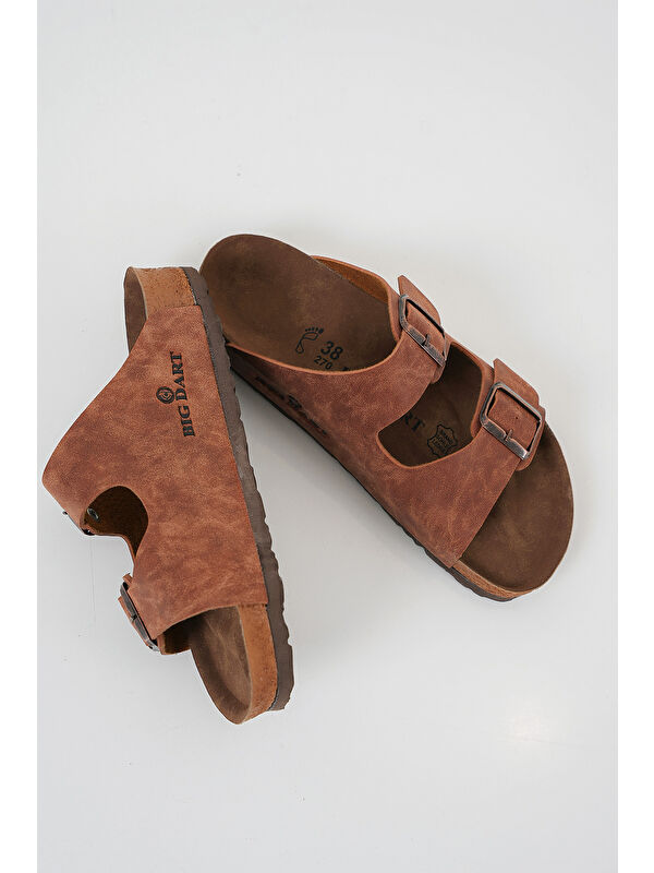 Unisex Ortopedik Terlik 010182 - Taba - Görsel 3