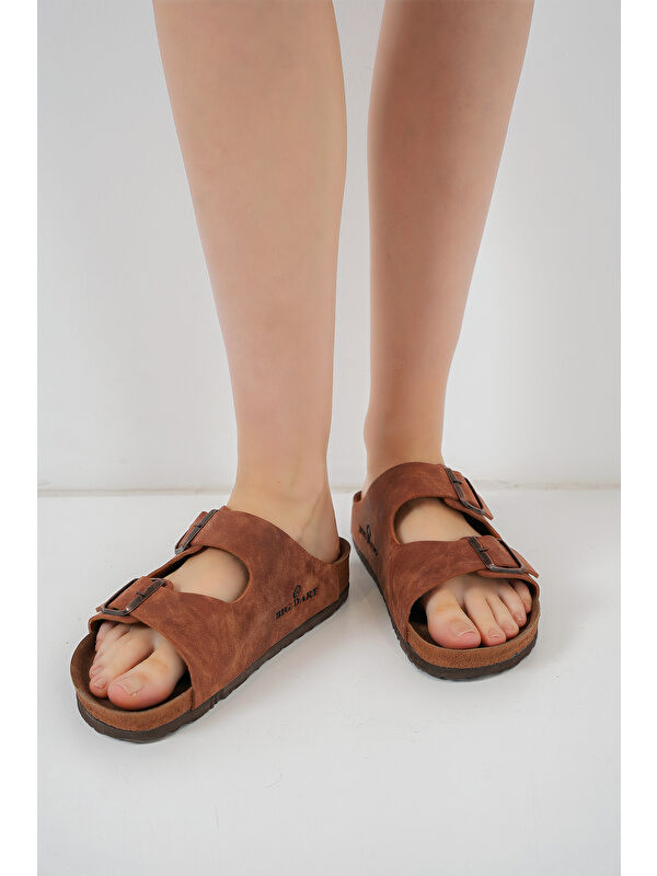 Unisex Ortopedik Terlik 010182 - Taba - Görsel 4