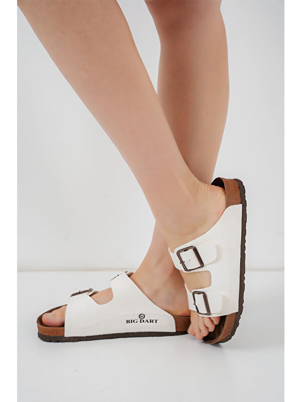 Unisex Ortopedik Terlik 010182 - Beyaz - Görsel 6