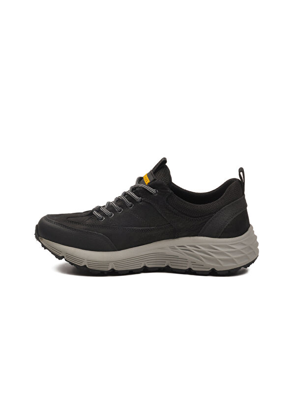 Siyah Nubuk Hakiki Deri Erkek Outdoor Ayakkabı 250069 M - Görsel 5