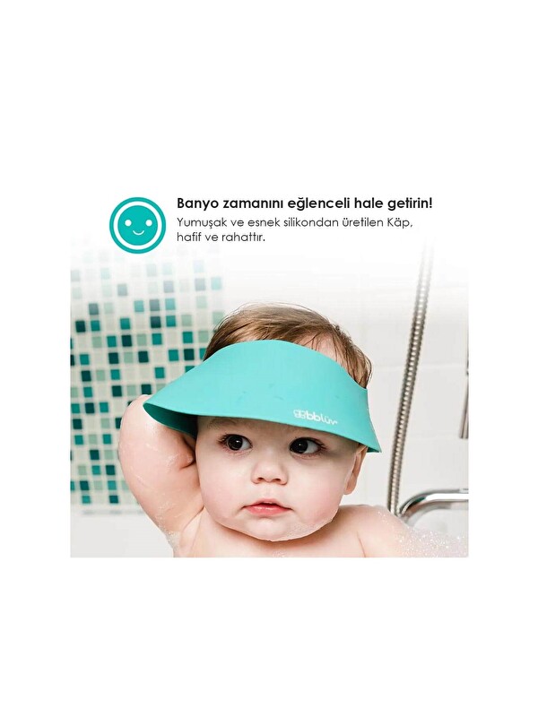 Bblüv Kap Silikon Şampuan Siperi Mavi