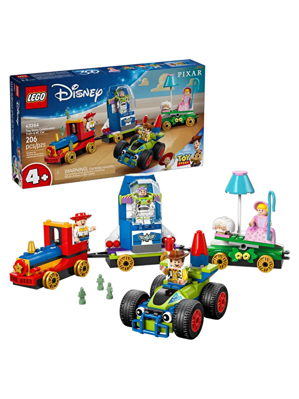 Lego Oyuncak Hikayesi Kutlama Treni ve RC Araba 43264