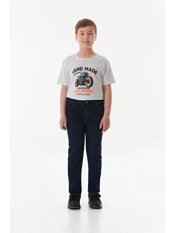 Fullamoda Beli Lastikli Erkek Çocuk Jean