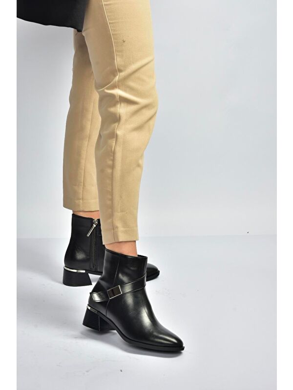 Siyah Kadın Bot V518047009 - Görsel 3