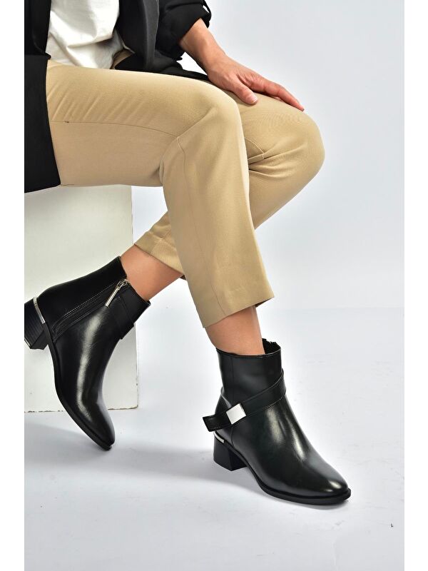 Siyah Kadın Bot V518047009 - Görsel 6