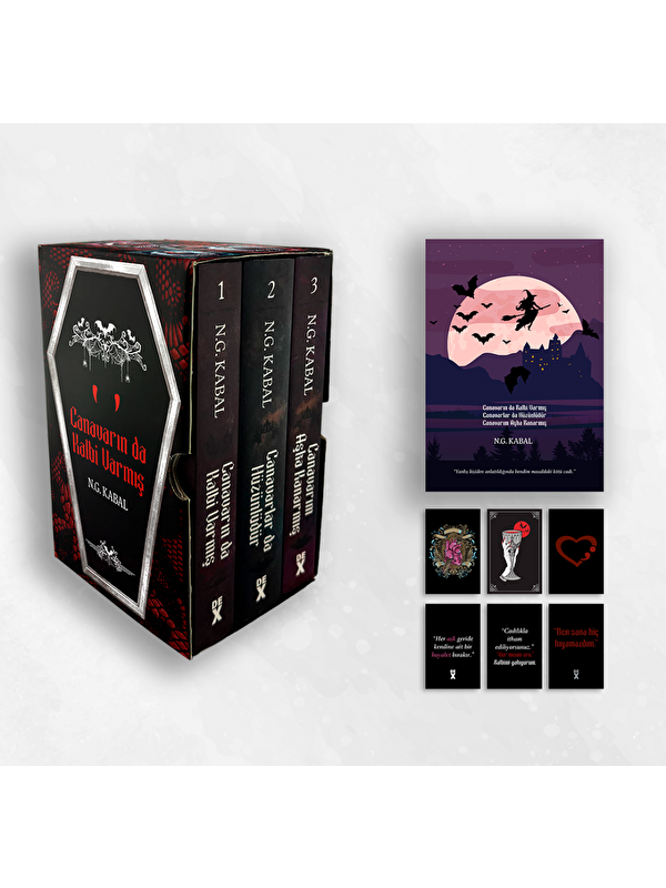 DEX Kitap Canavarların Da Kalbi Varmış Üçlü Kutulu Set - N. G. Kabal