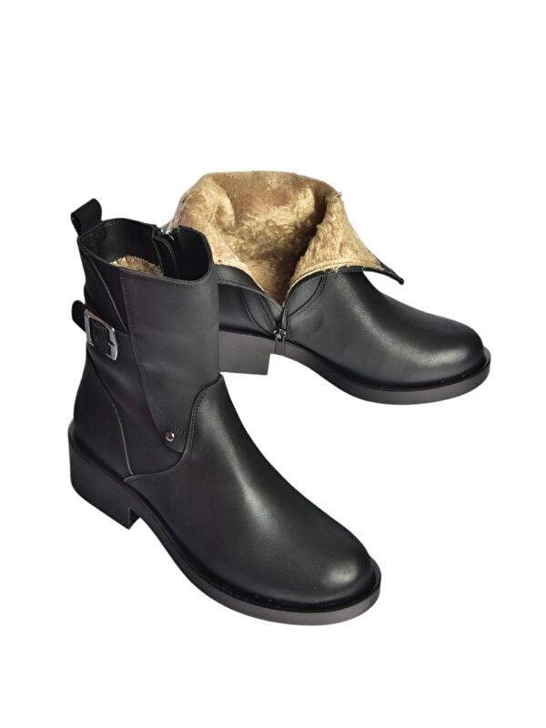 Siyah Kadın Bot V674121309 - Görsel 8