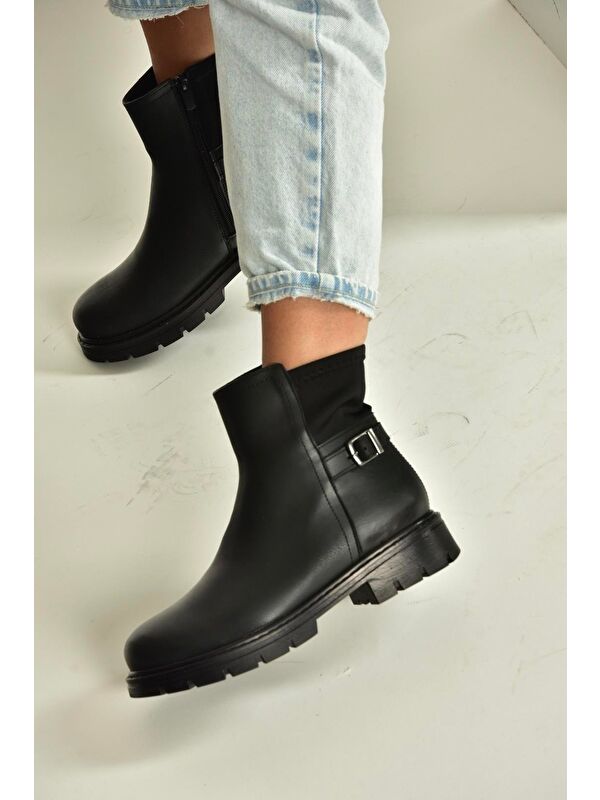 Siyah Kadın Bot V674420409 - Görsel 3