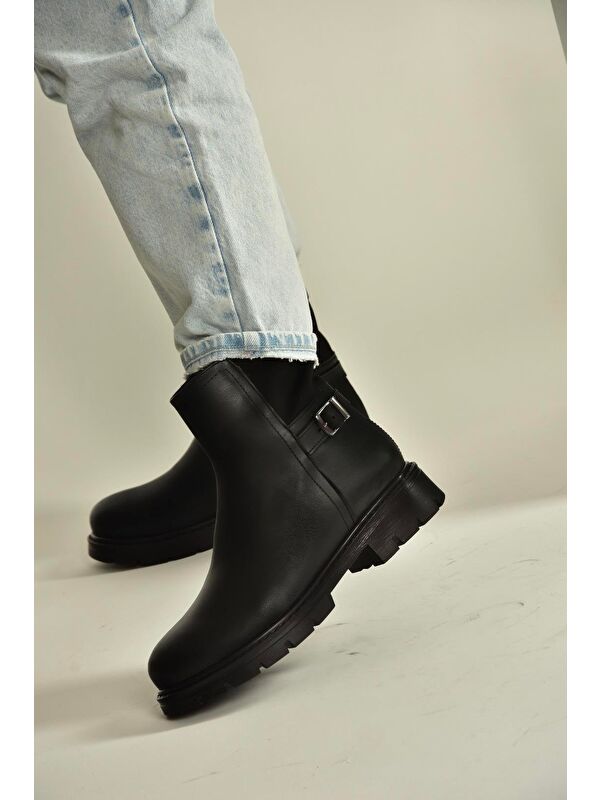 Siyah Kadın Bot V674420409 - Görsel 5