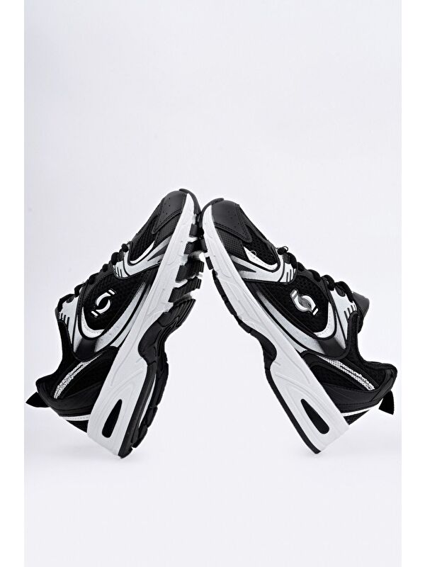 MOJEH Kadın Günlük Bağcıklı Yürüyüş Koşu Sneaker Spor Ayakkabı - Görsel 9