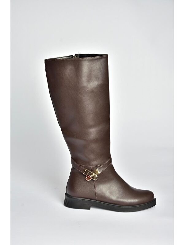 Kahverengi Kadın Çizme V726717109 - Görsel 7