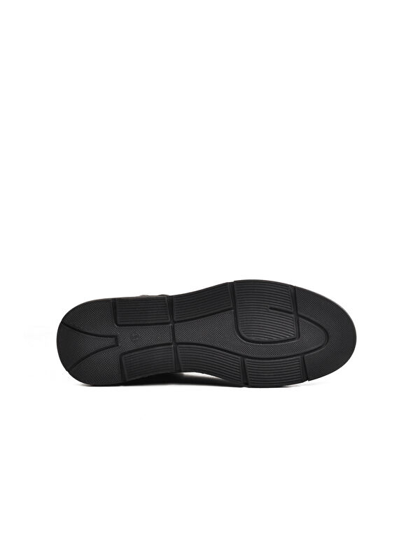 Siyah Nubuk Hakiki Deri Erkek Casual Ayakkabı 109 - Görsel 6