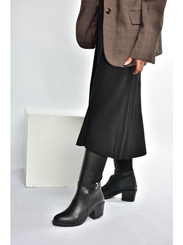 Siyah Kadın Çizme V965030509 - Görsel 4