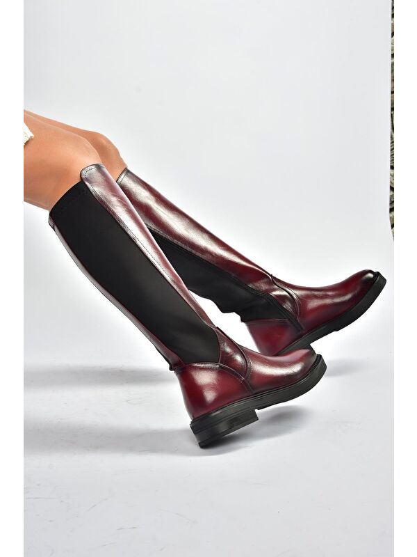 Bordo Kadın Çizme V312212360 - Görsel 4