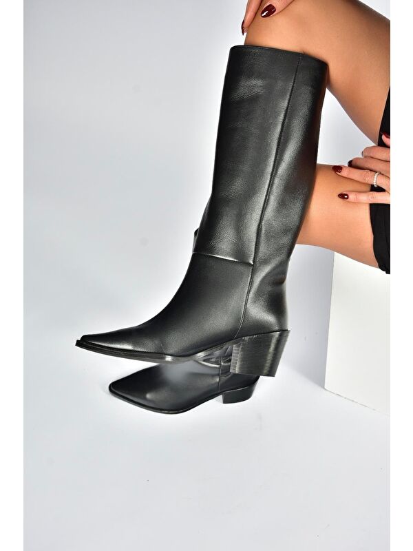 Siyah Kadın Çizme V654082103 - Görsel 4