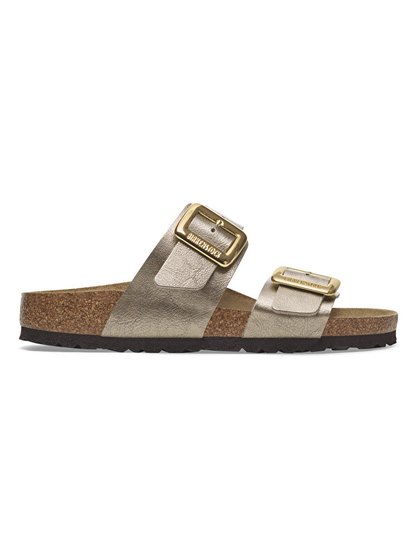 Birkenstock Kadın Terlik 1029372 SYDNEY CUSHION BUCKLE BF GRACEFUL Taupe