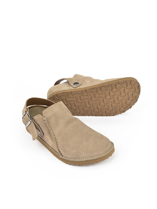 Hakiki Deri Kadın Sandalet 1511033Z4000 Vizon - Görsel 5