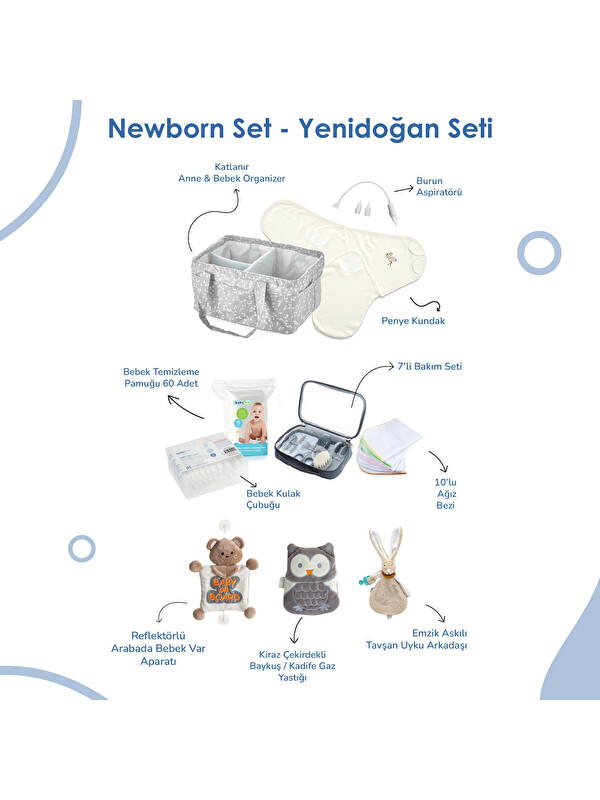 Babyjem Yenidoğan Bebek Hediye Seti 10 Parça