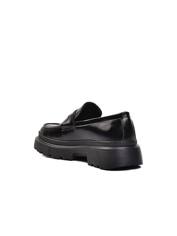 Ayakmod Siyah Ayakmod Premium 1308 1308-5 Hakiki Deri Geniş Kalıp Erkek Klasik Ayakkabı