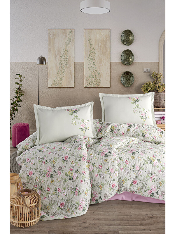 Clasy %100 Pamuk Çift Kişilik Dört Mevsim Set Elara