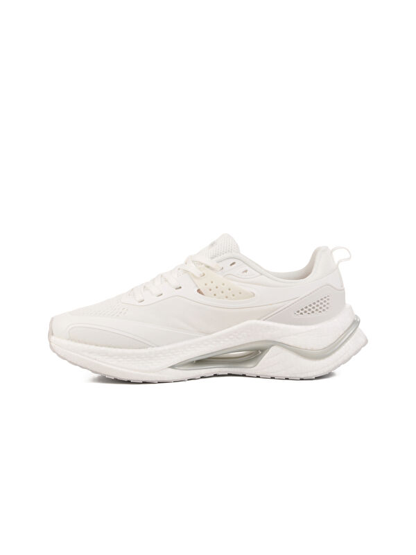 Beyaz Fileli Hafif Esnek Memory Foam Erkek Spor Ayakkabı Tirispol M - Görsel 3