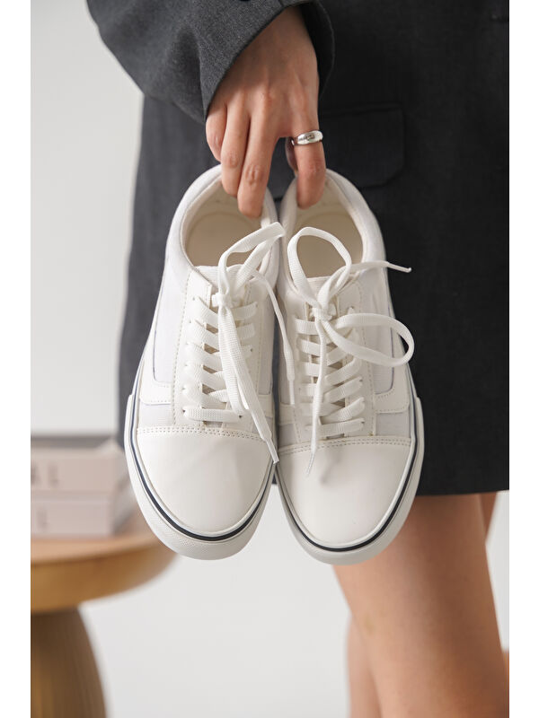 Wanso Günlük Ortopedik Kadın Sneaker Spor Ayakkabı - Görsel 3