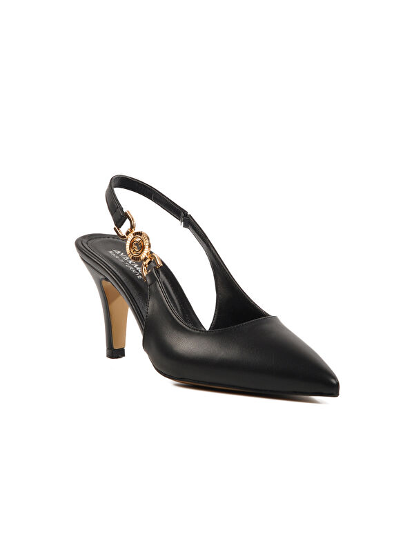 Siyah Kadın İnce Topuklu Ayakkabı 312390 Z - Görsel 4