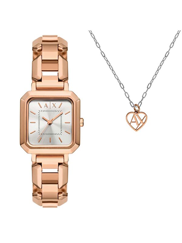 Armani Exchange AX7167SET Kadın Kol Saati ve Kolye Seti