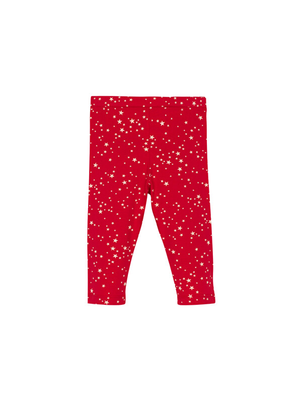 Lovetti Kırmızı Cosmic Stars Kız Çocuk Desenli Kapri