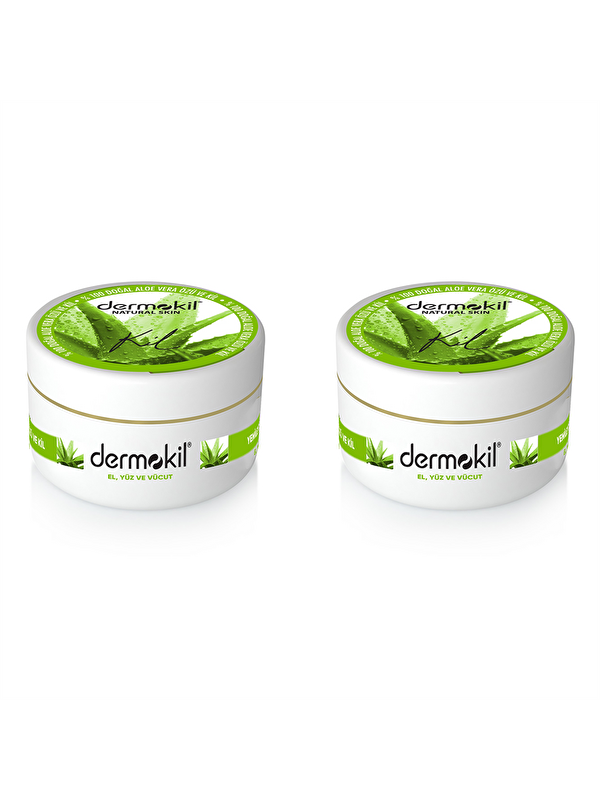 Dermokil El ve Yüz Kremi Aloe Vera 300 ml 2'li Set
