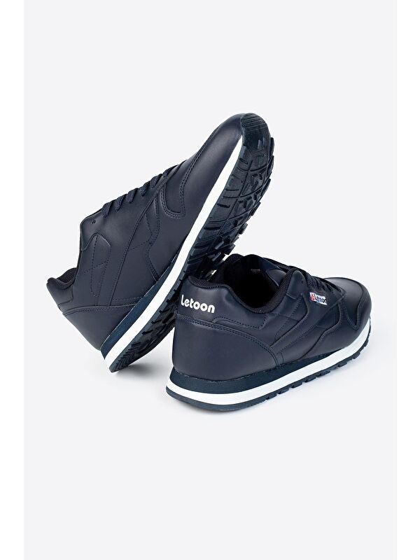 Yuvarlak Burunlu Bağcıklı Erkek Spor Ayakkabı - Görsel 7