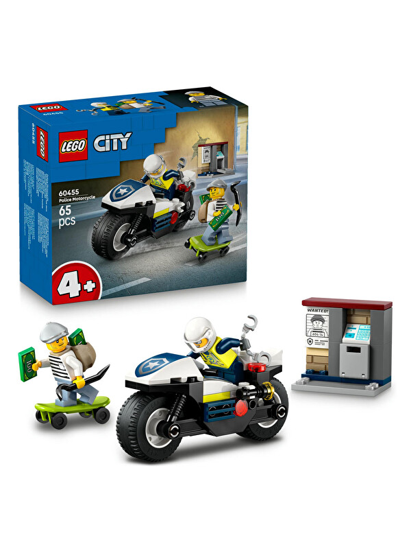Lego City Polis Motosikleti Takibi 60455