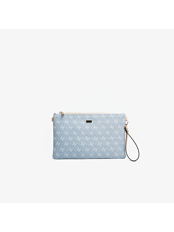 Silver Polo Kadın El Çantası SP1034-M178 SILVER POLO Portföy & Clutch Mavi-Ten
