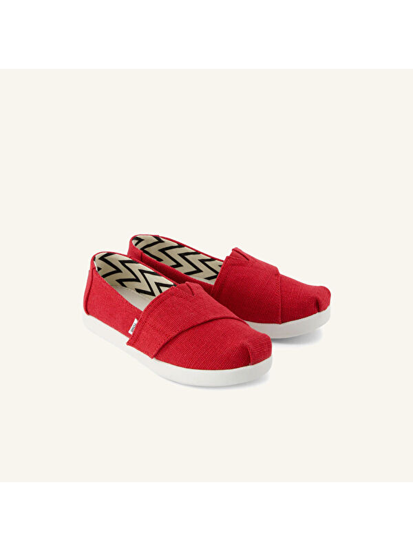 Toms Kırmızı Toms Espadril Kız Çocuk Babet