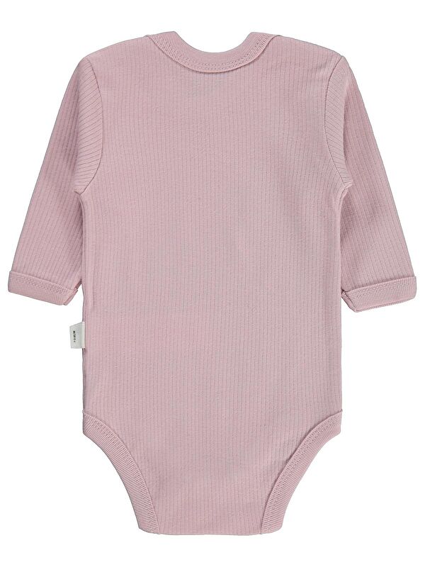 Civil Baby Baskılı 0-3 Yaş Çıtçıtlı Badi - Pembe 18-24 Ay