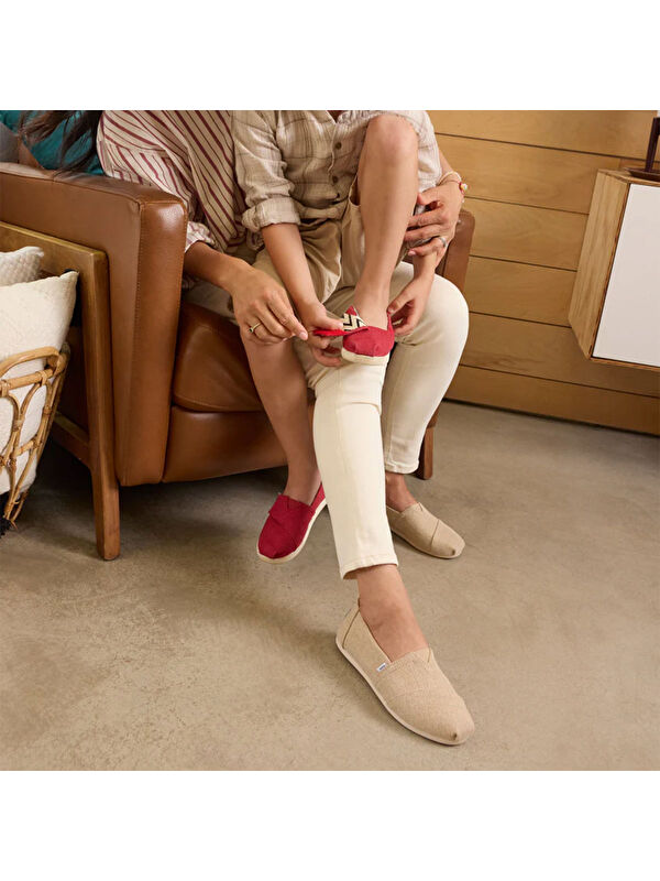 Toms Kırmızı Toms Espadril Kız Çocuk Babet
