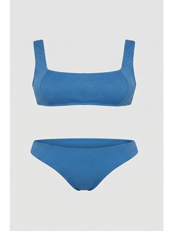 C&City Straplez Bikini Takım 3227 Turkuaz