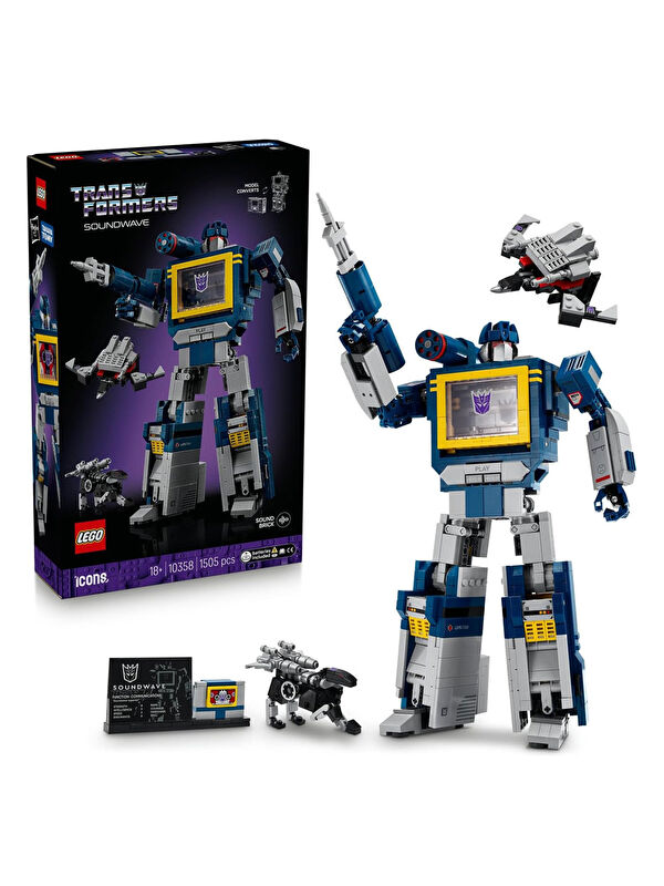 Lego Icons Transformers Soundwave 10358