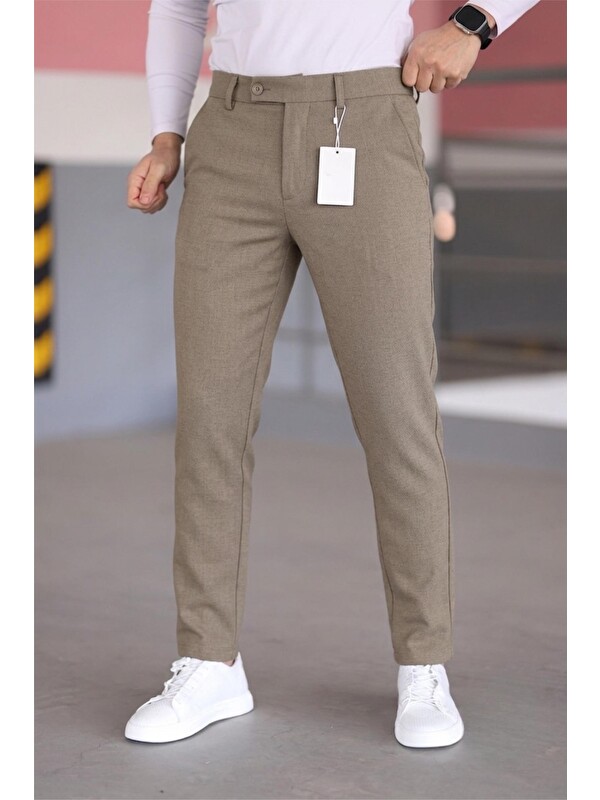 Oksit Harrys Erkek Yeni Sezon Smart Casual Dar Kesim Kumaş Pantolon