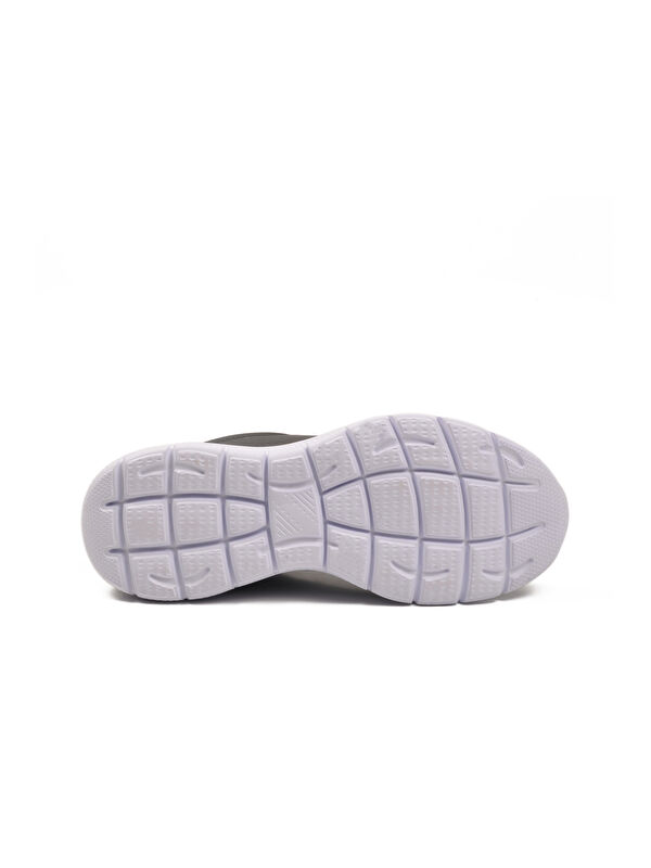 Siyah Beyaz Bilekten Lastikli Erkek Spor Ayakkabı Flexible Pu M - Görsel 6