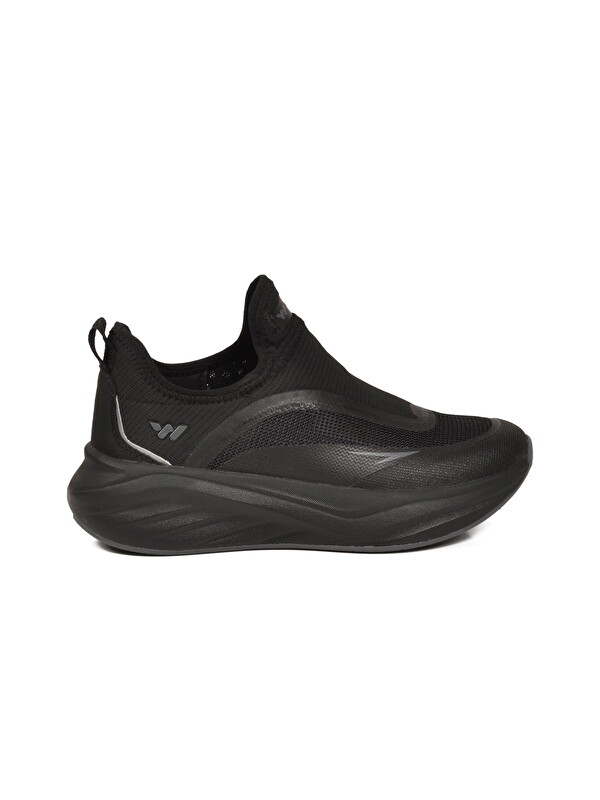 Walkway Siyah-Koyu Gri Hafızalı Taban Hafif Esnek Unisex Spor Ayakkabı Eclipse G