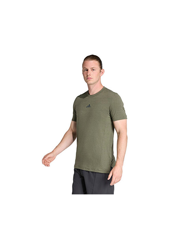 Adidas D4T Tee Erkek Antrenman Tişörtü JX3288 Haki