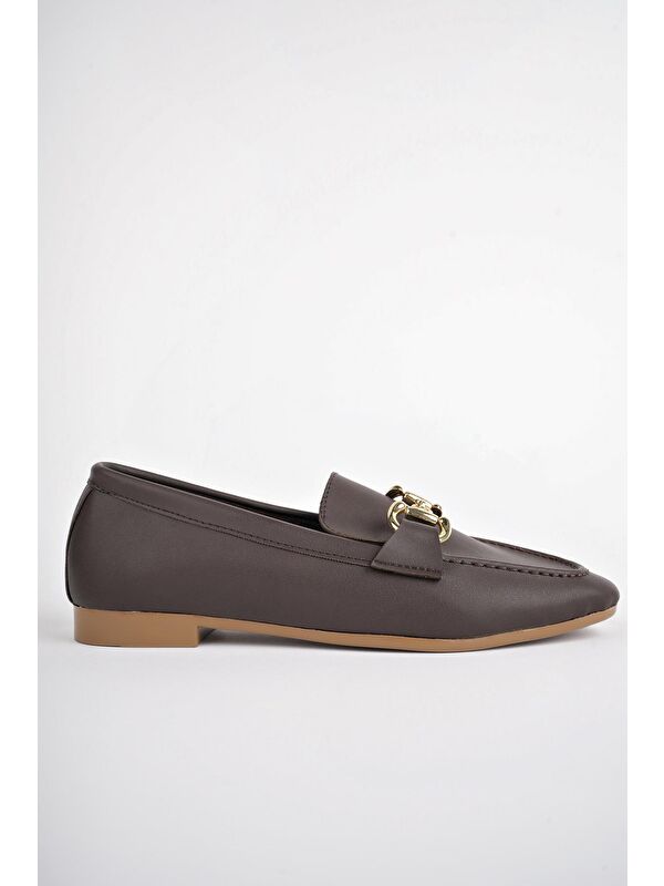 LİZA Metal Tokalı Kadın Loafer Günlük Ayakkabı - Görsel 6