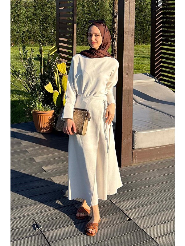 Lamelif Eteği Bağlama Detaylı Takım Taş