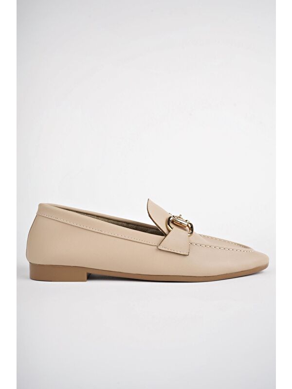 LİZA Metal Tokalı Kadın Loafer Günlük Ayakkabı - Görsel 6