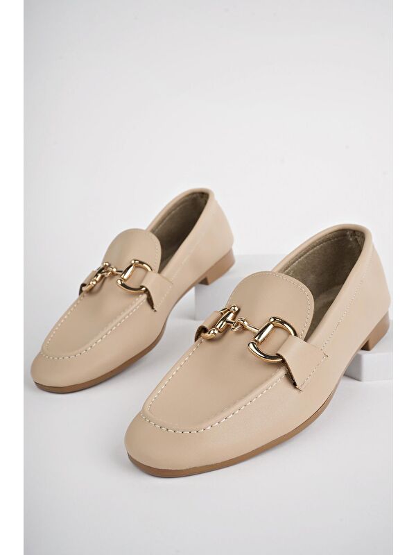 LİZA Metal Tokalı Kadın Loafer Günlük Ayakkabı - Görsel 7