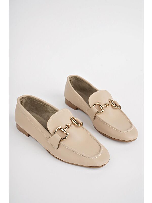 LİZA Metal Tokalı Kadın Loafer Günlük Ayakkabı - Görsel 8