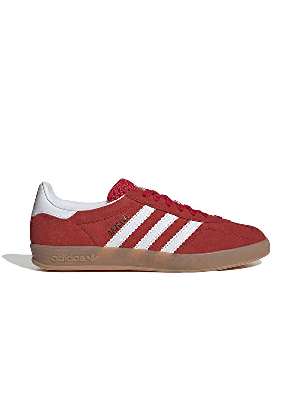 Adidas Gazelle Indoor Erkek Günlük Ayakkabı JI2063 Kırmızı