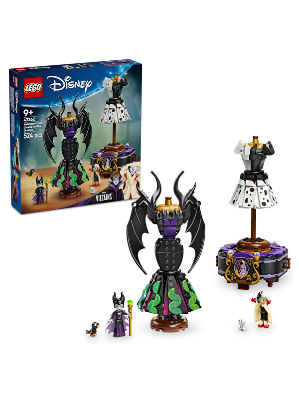 Lego Kötüleri Malefiz in ve Cruella De Vil in Elbiseleri 43262