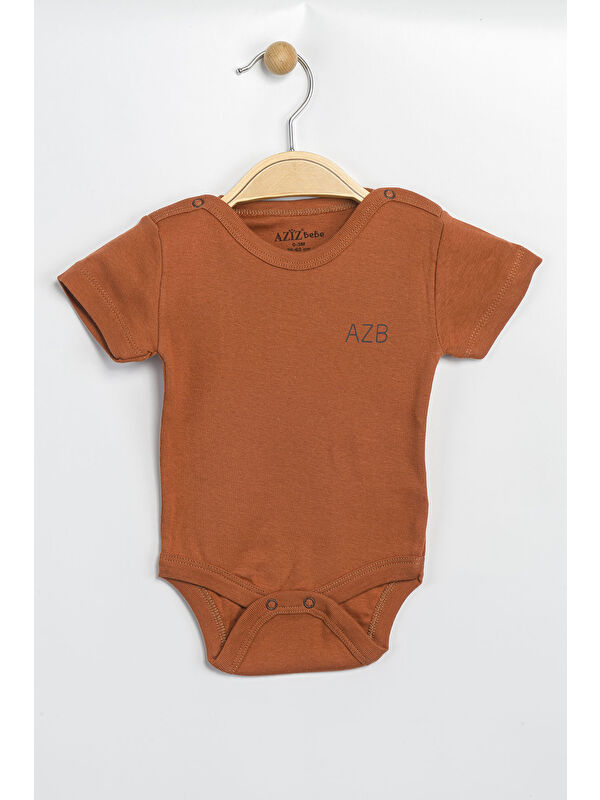 AZİZ BEBE Erkek Kız Bebek Çıtçıtlı % 100 Pamuk Body & Zıbın